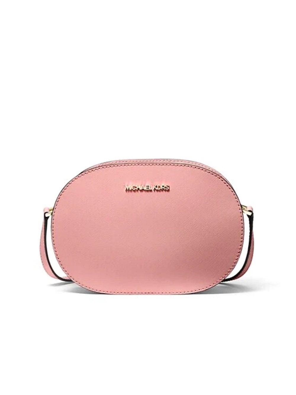 New Michael Kors Jet Set Travel Medium Saffiano Leather Crossbody Primrose